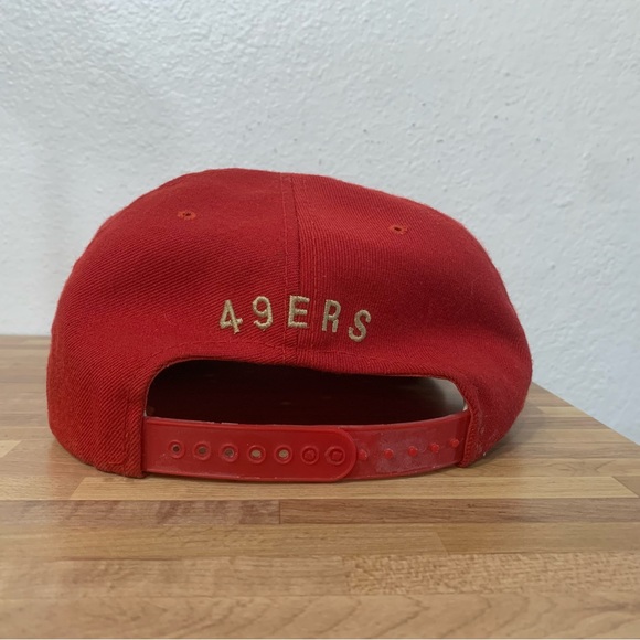 Vintage NFL New Era Pro Model Wool Blend Snap Back Hat San Francisco 49ers  Cap - Picture 4 of 10